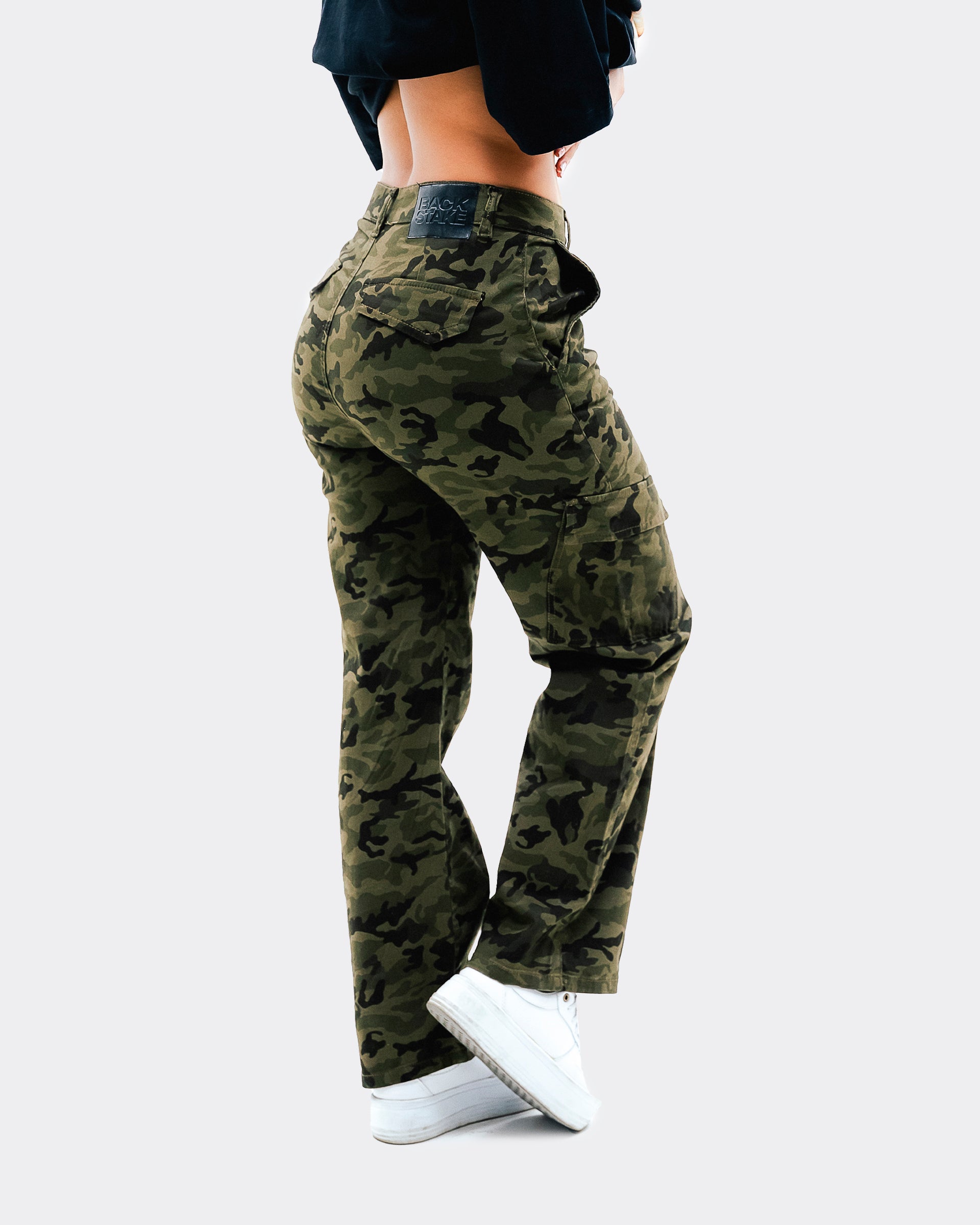 Jogger Pantalon Cargo Mujer Militar Jeans Jogger Militar Para