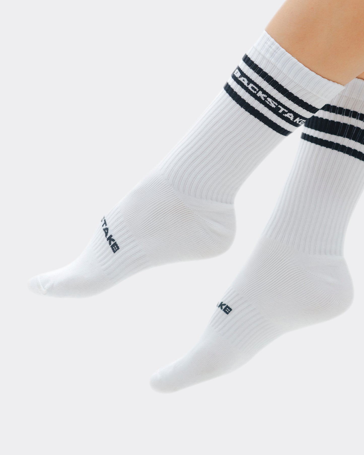 3 Pack Medias 3 Rayas - Blancas