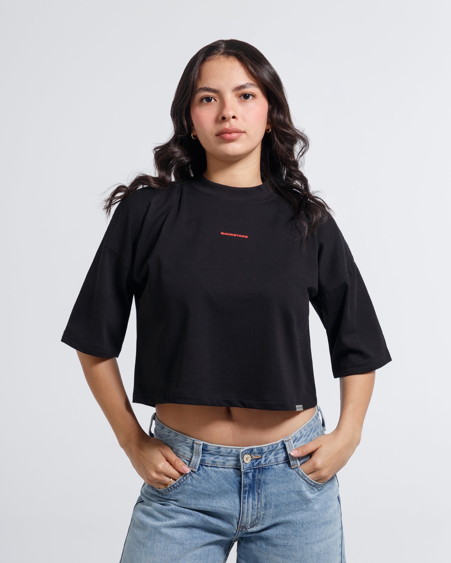 CROP TOP BACKS - Negro