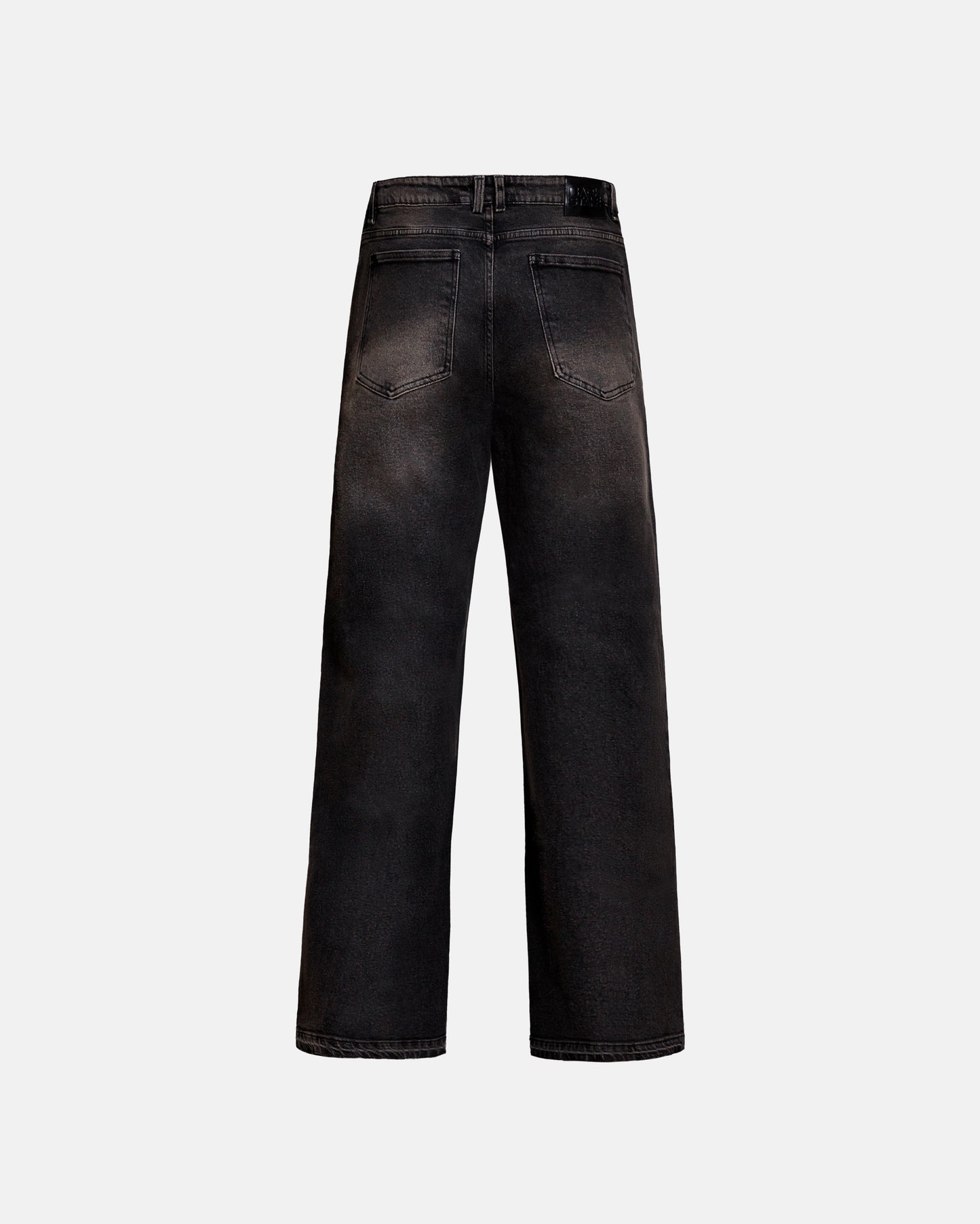 Wide Jeans BACK - Negro Contaminado