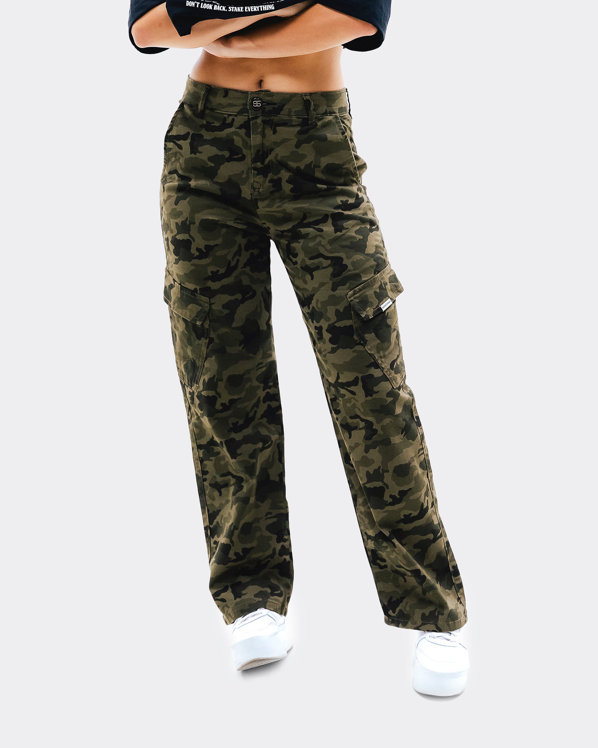 Outfit Pantalon Pantalones De Camuflaje Mujer Zara Combinar