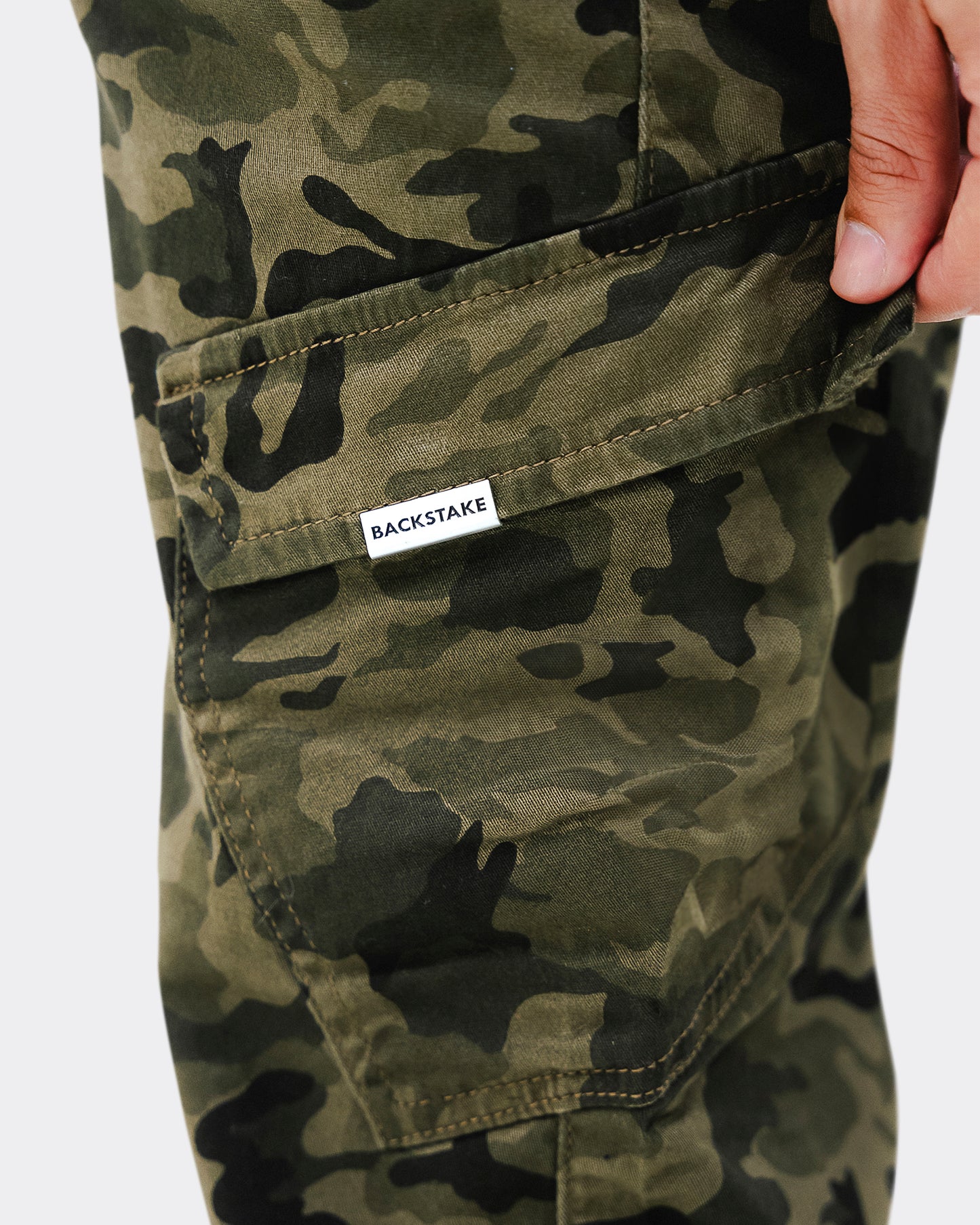 Pantalon Cargo - Verde Camo