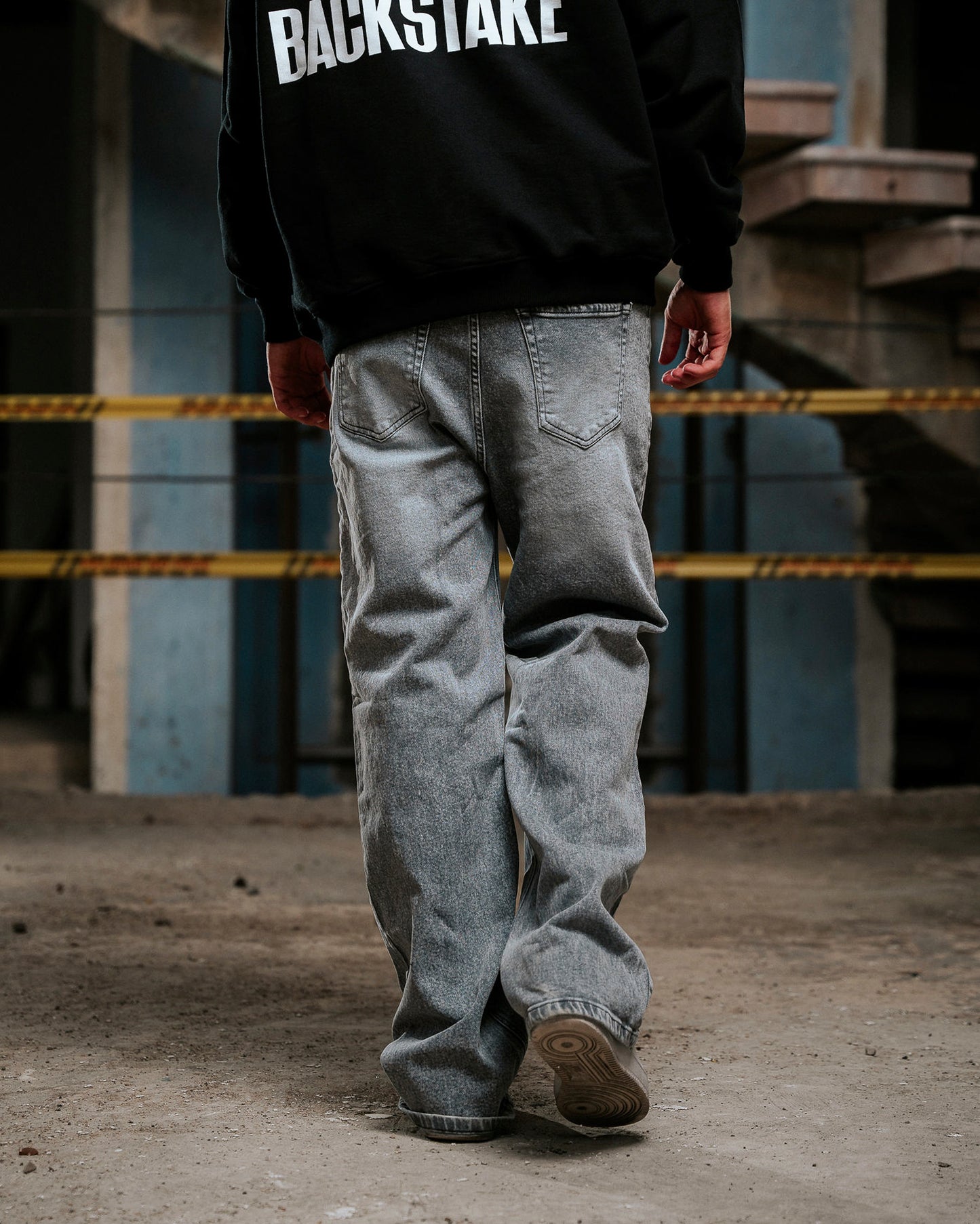 Wide Jeans Storm - Gris