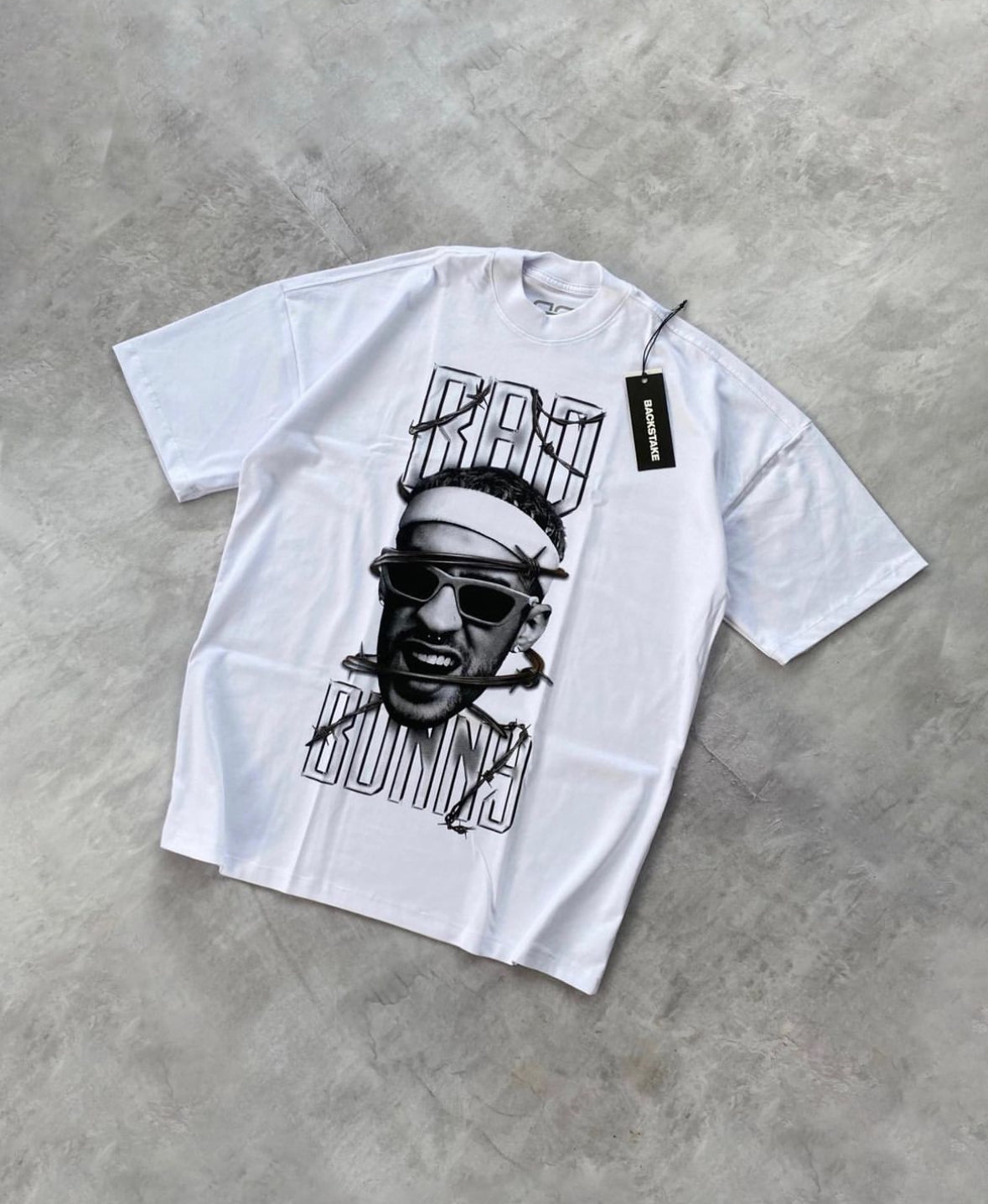 Camiseta Bad Bunny - Blanca