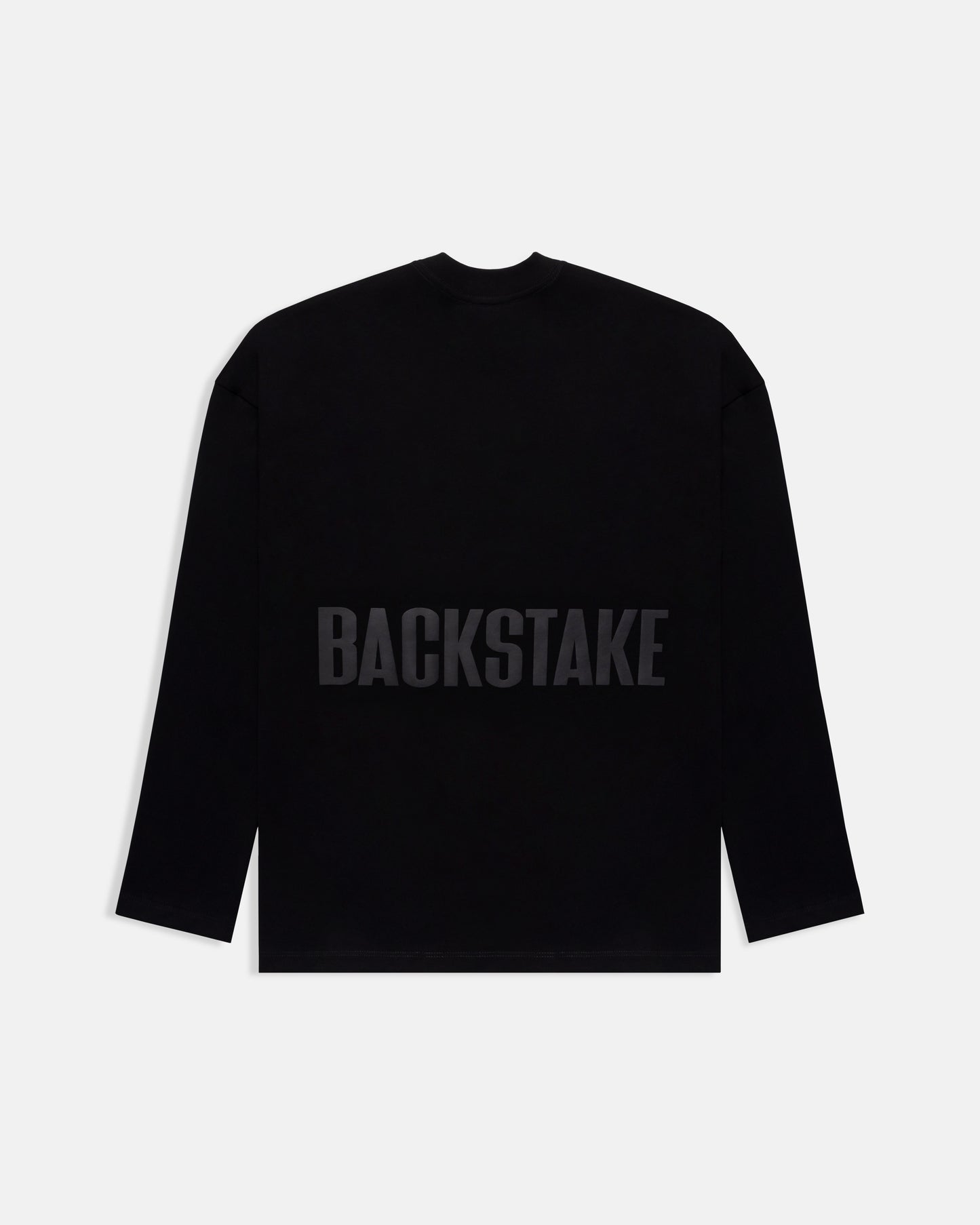 Camiseta Long Sleeve Essential Logo - Negro
