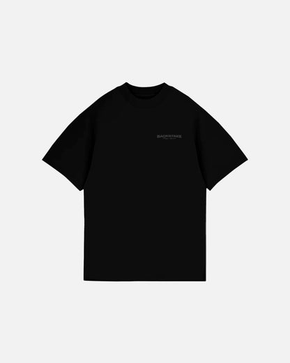 Camiseta Oversize BACKSTAKE - Negra Gris