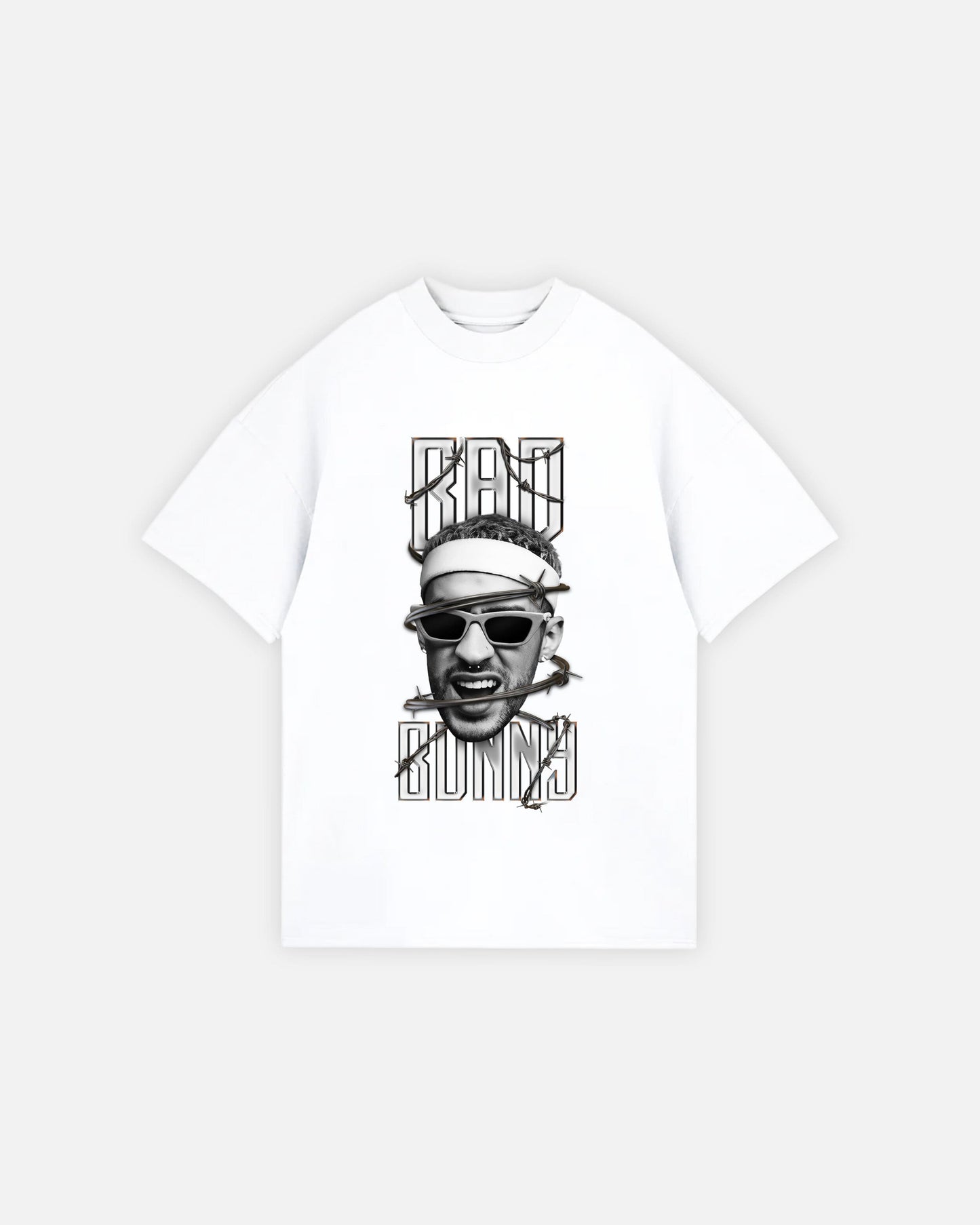 Camiseta Bad Bunny - Blanca