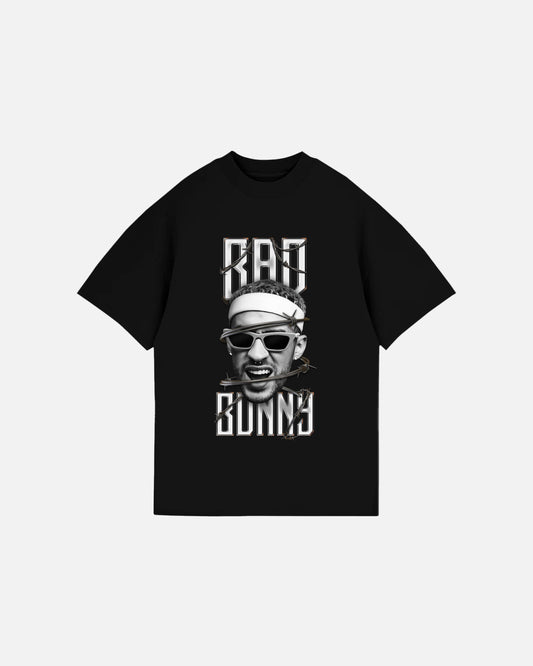 Camiseta Oversize Bad Bunny - Negra