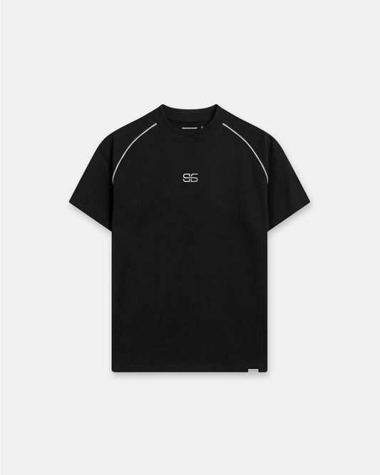 Camiseta Regular Fit SILVER LOGO - Negro