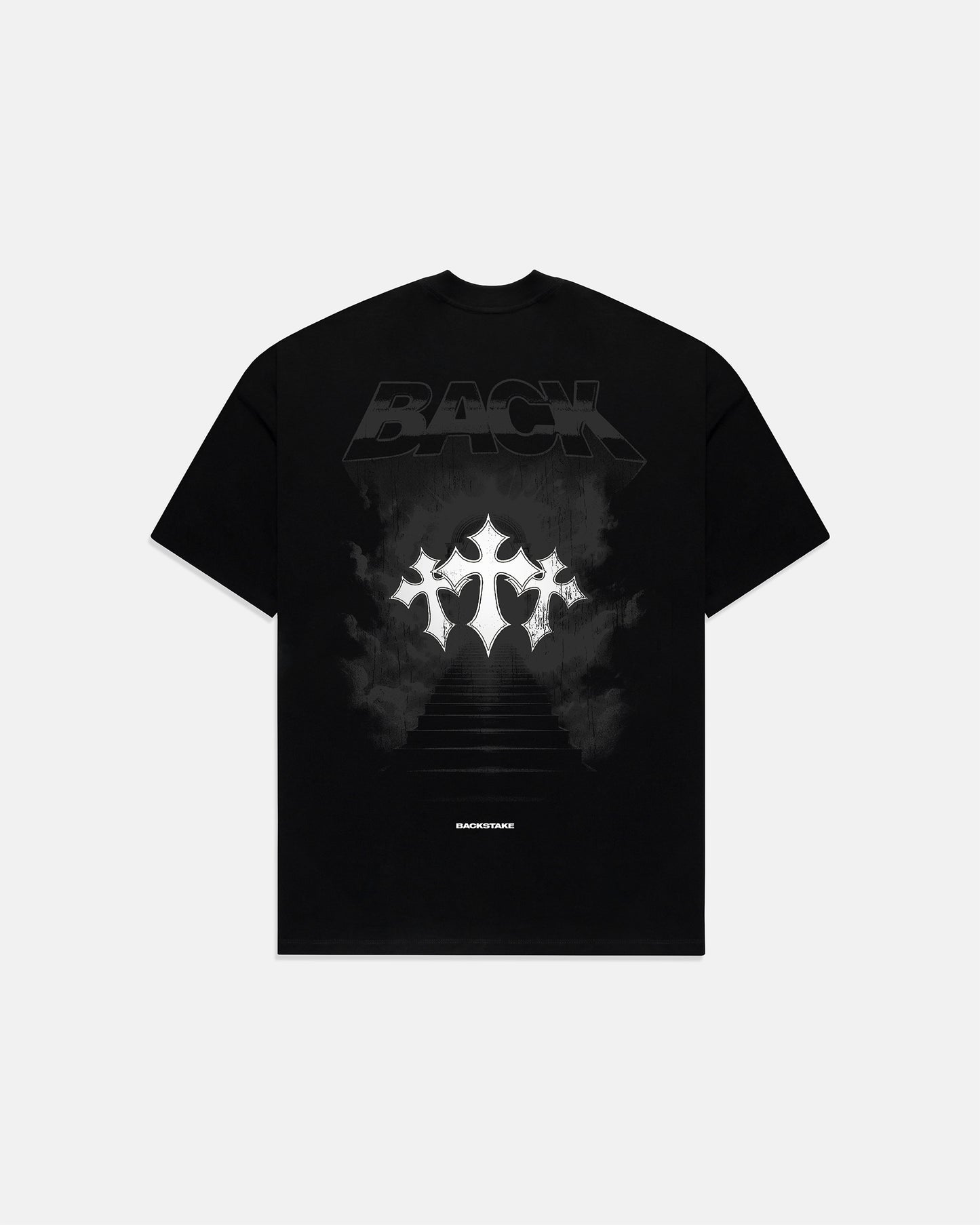 Camiseta BLACK FLAMES - Negro