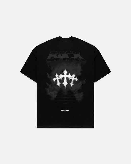 Camiseta BLACK FLAMES - Negro