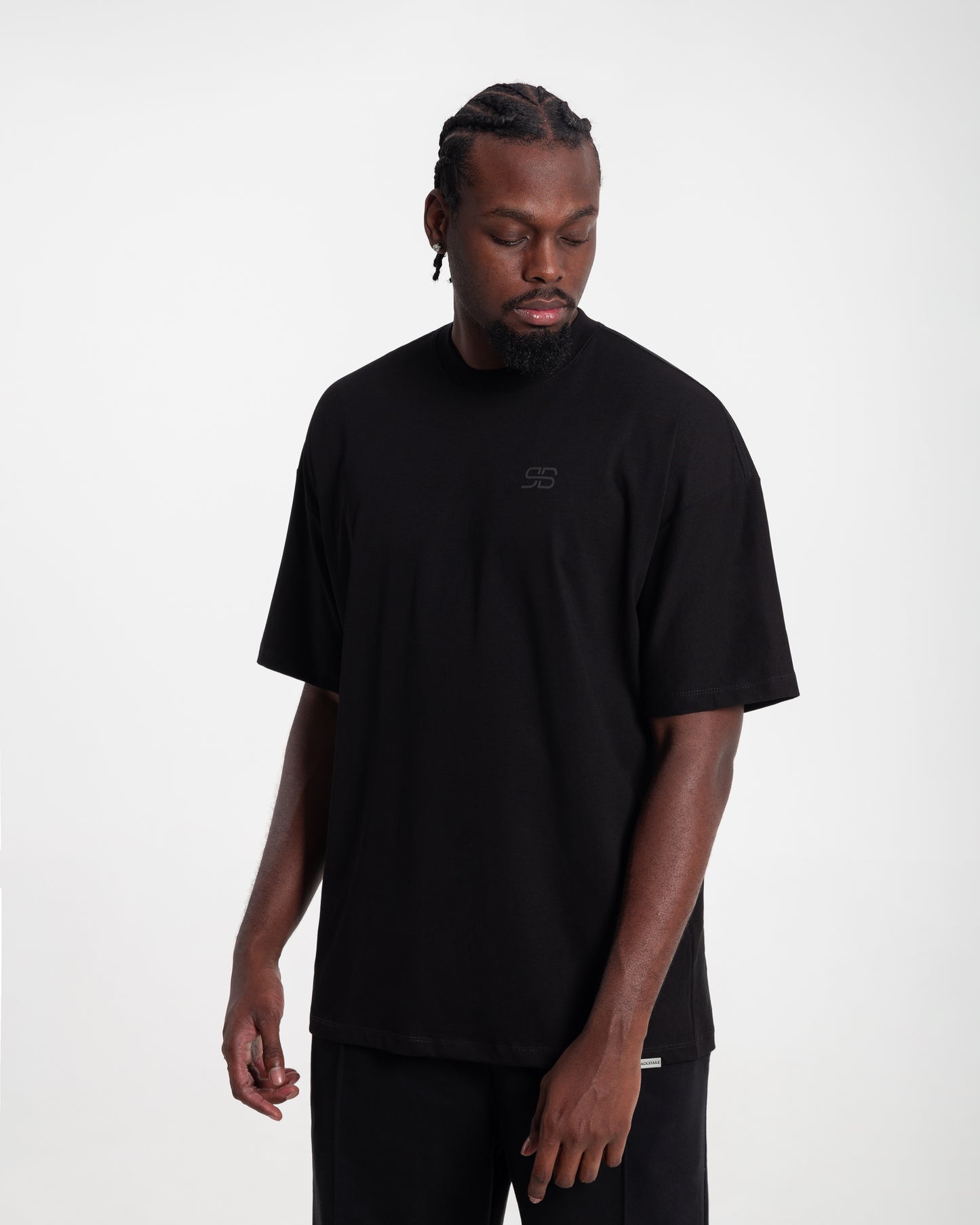 Camiseta Essential Logo - Negro