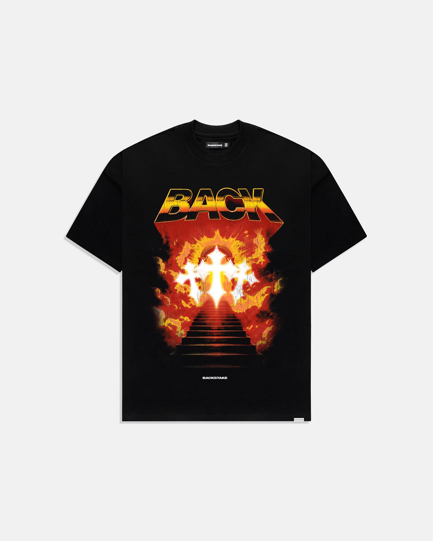 Camiseta FLAMES - Negro