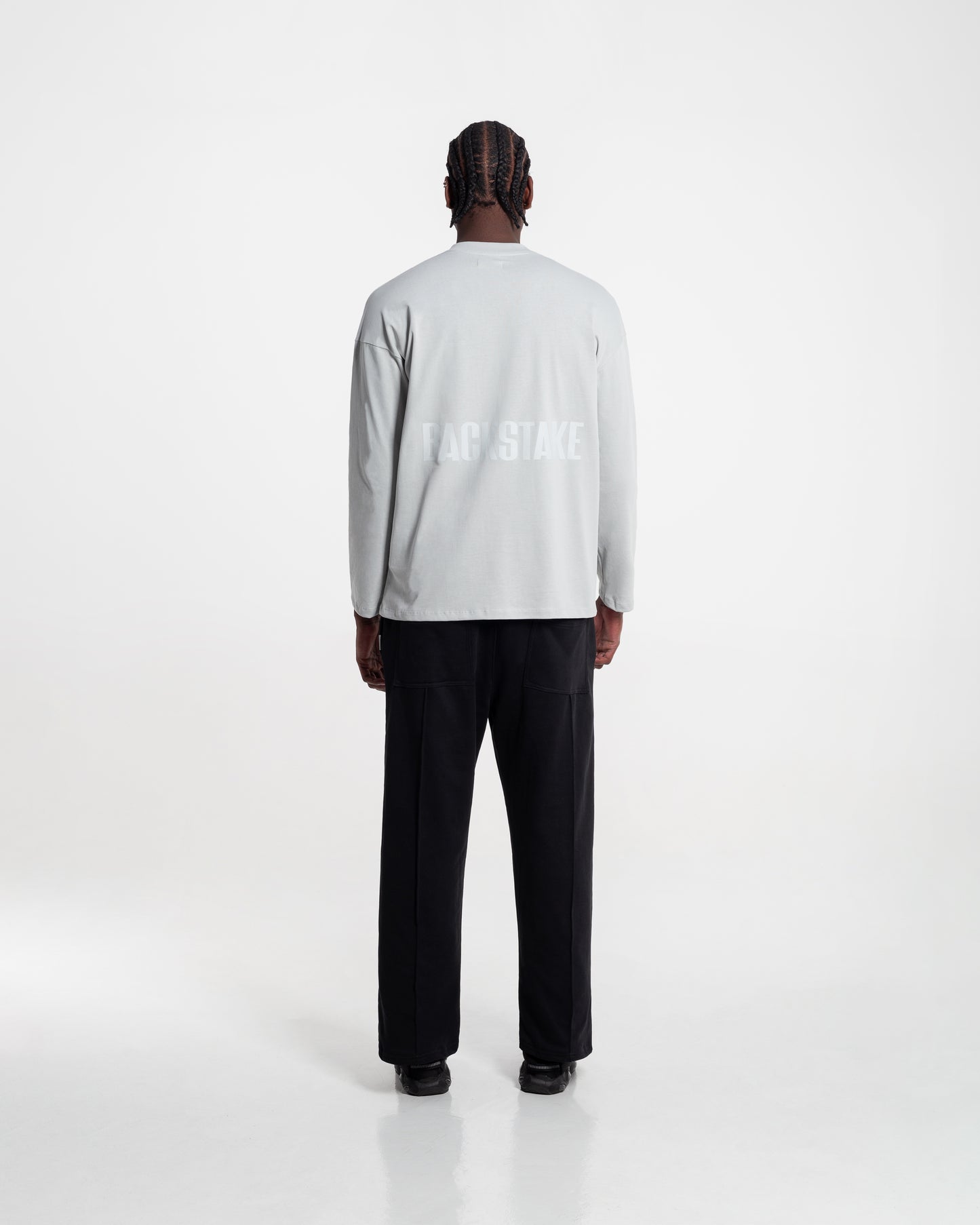 Camiseta Long Sleeve Essential Logo - Off White