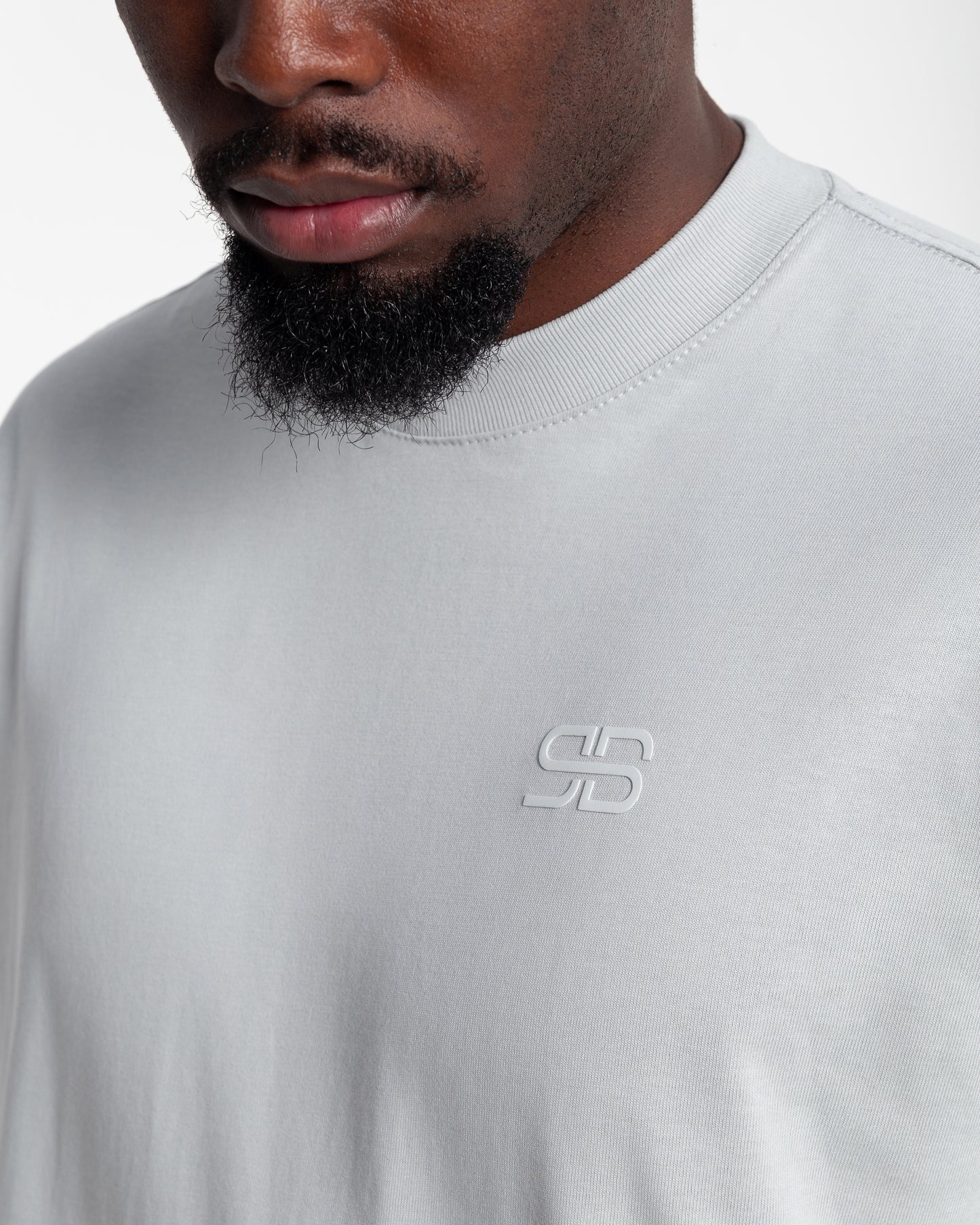 Camiseta Long Sleeve Essential Logo - Off White