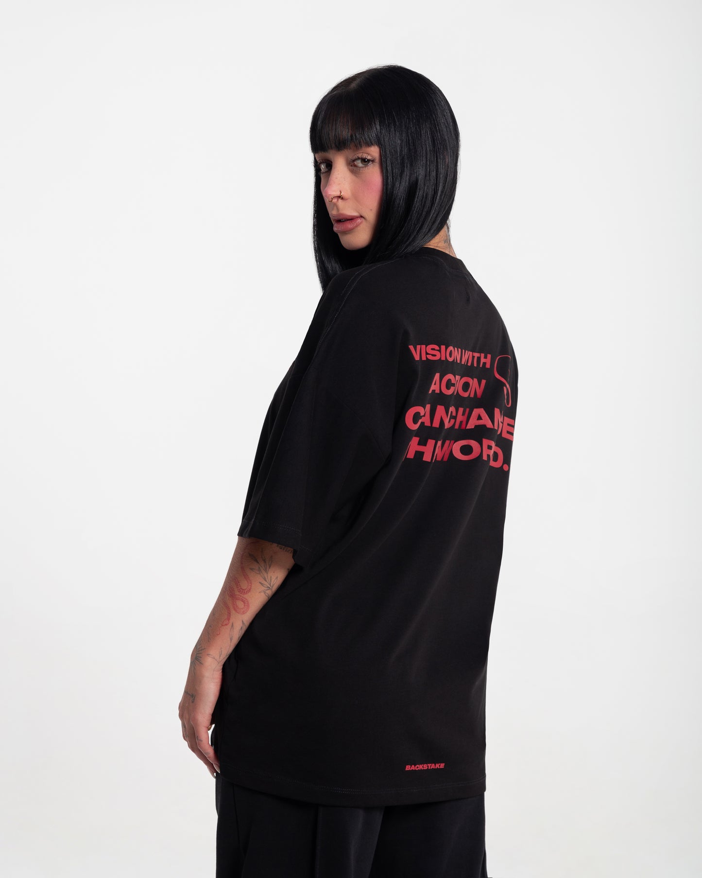 Camiseta Change The World - Negro