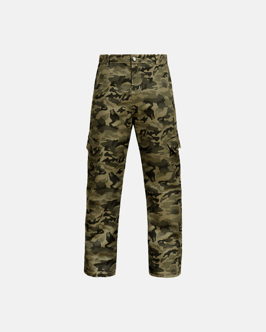 Pantalon Cargo - Verde Camo