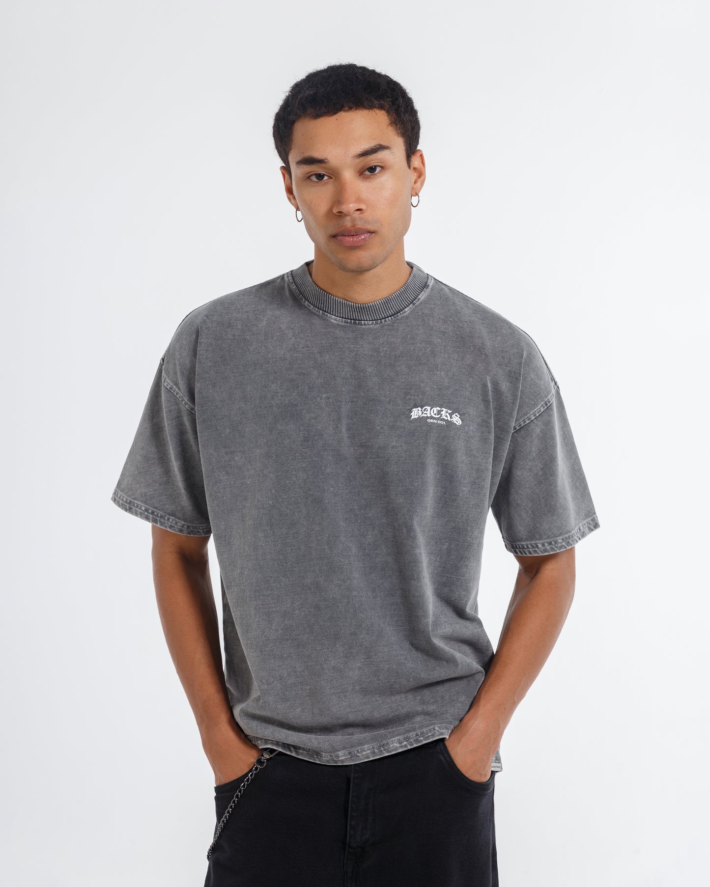 Camiseta GEN 001 - Gris Washed
