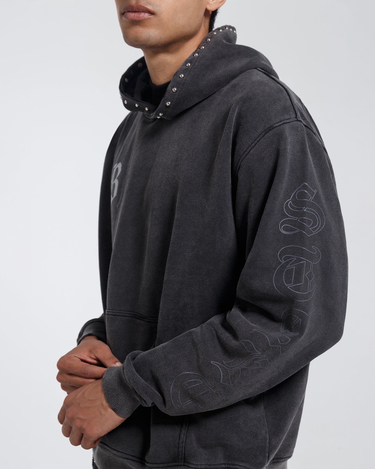 Hoodie TACHES - Acid Wash