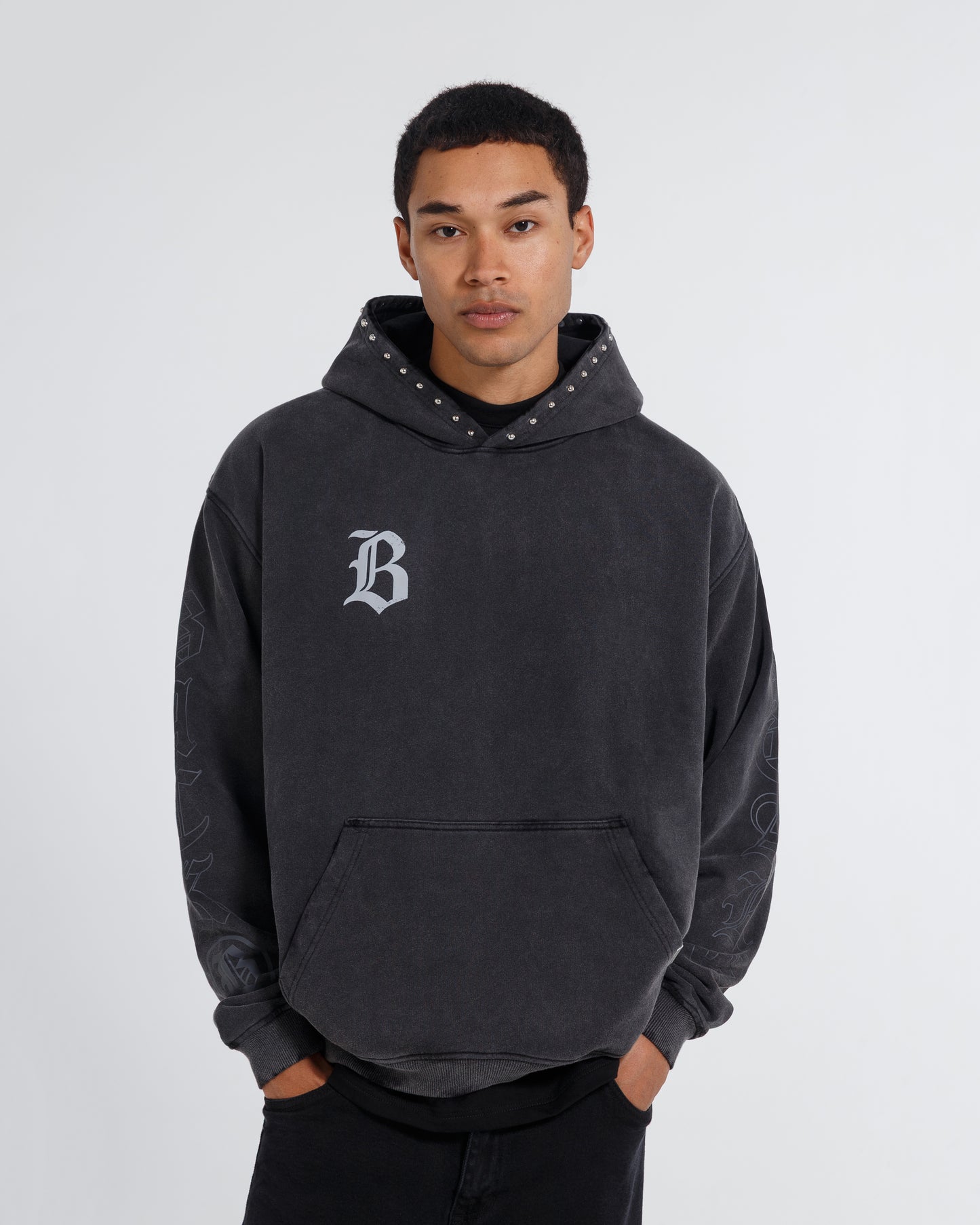 Hoodie TACHES - Acid Wash