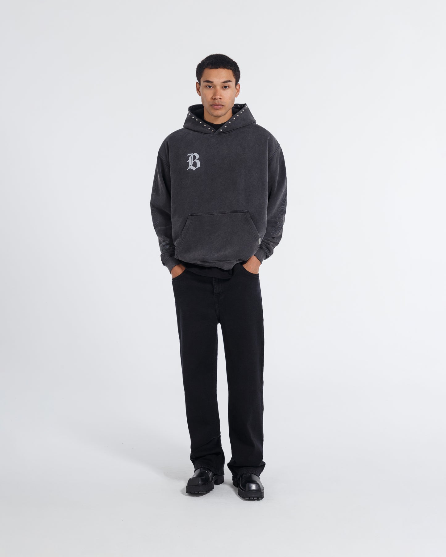 Hoodie TACHES - Acid Wash