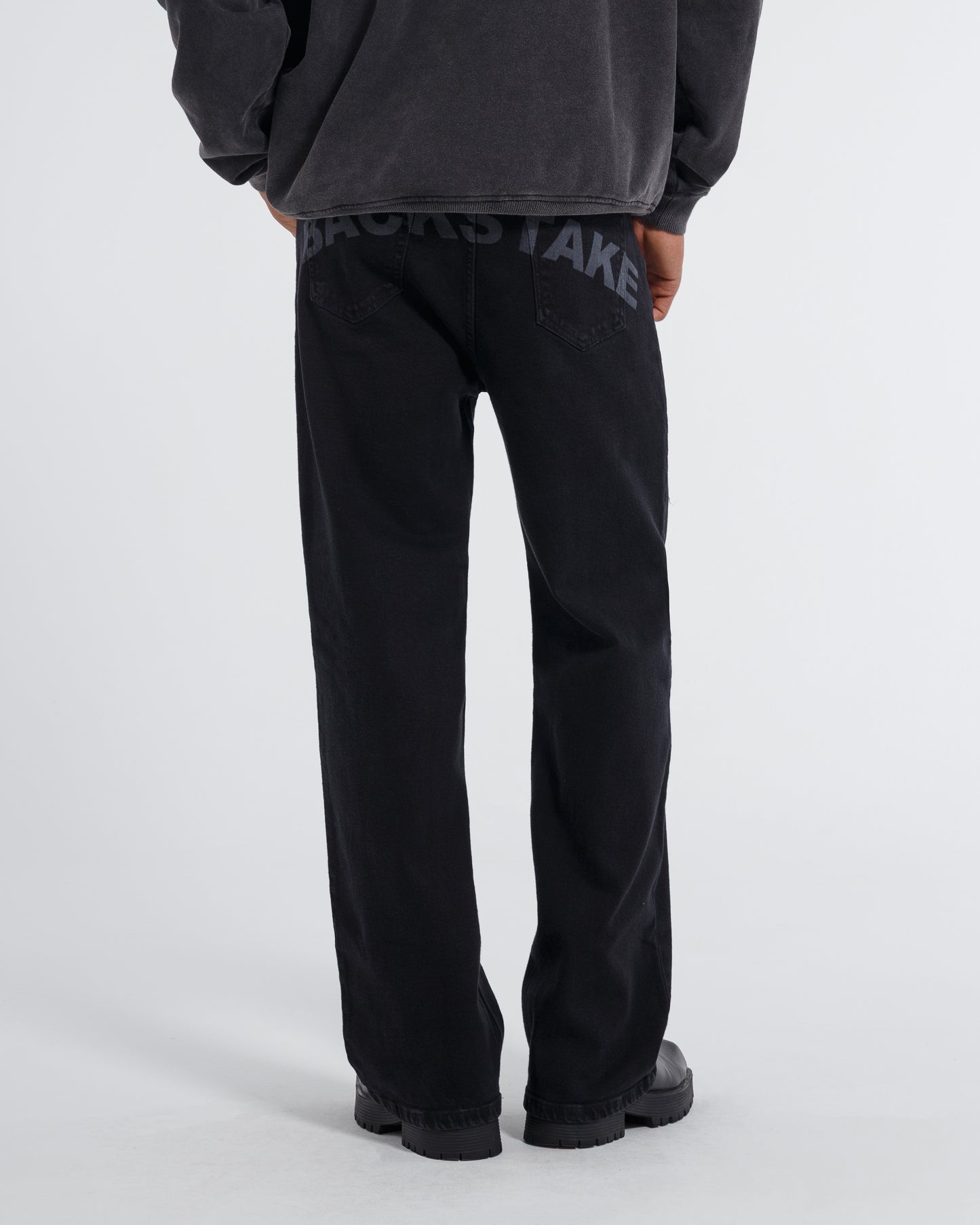 Wide Jeans Classic - Negro